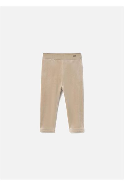 MAYORAL Kız Bebek Kadife Tayt Krem 727