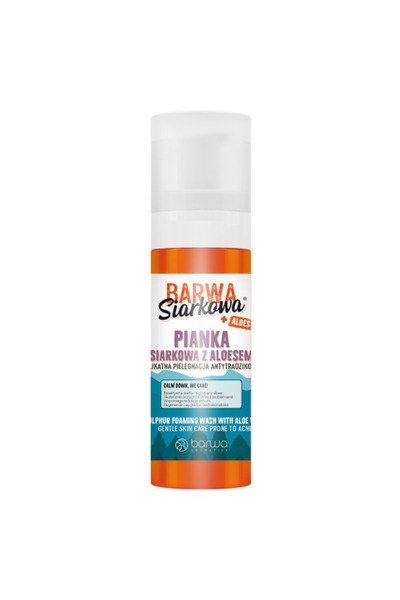 Barwa Cosmetics Spuma de curatare faciala cu sulf si Aloe Vera, Barwa Cosmeti...