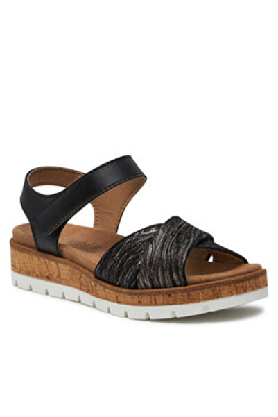 Comfortabel άνετα γυναικεία σανδάλια 710179 μαύρα