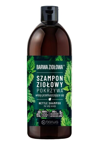 Barwa Cosmetics Sampon pentru parul gras cu urzica Herbal Barwa Cosmetics, 48...