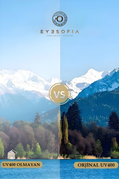 Eyesofia نظارات شمسية نسائية بإطار بني فاتح للغاية من فيريل ليوبارد مع فلتر U...