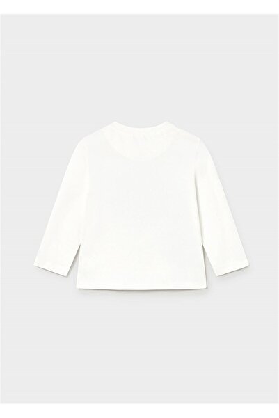 MAYORAL Baby Boy Printed Blouse Cream 2066