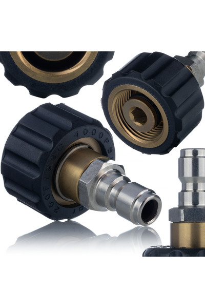 Rosfix Conector Rapid M22x1,5 14MM | Compatibil cu aparat de spălat Kärcher H...