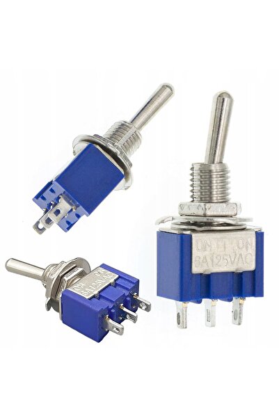 Rosfix Rocker Switch MTS103 ON-OFF-ON | 3A 250V | 3 Pins 3 Positions