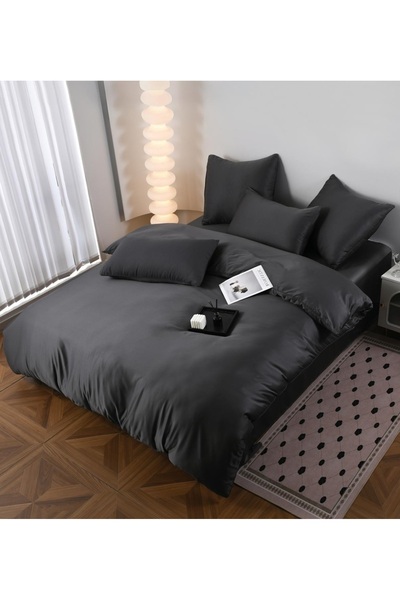 CHIRASO CHIRASO Bedding, Satin with Silk Look, Classic Sheet 230x240cm Duvet Cover 200x230 4 Pillowcases