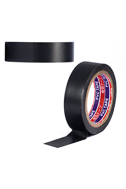 Rosfix Bandă Izolatoare PVC Neagră 10M | 16mm x 0,13mm | Rezistență 80°C