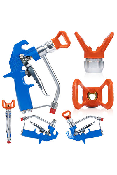 Rosfix Pistol Vopsire Glet Black Spray BS500 | 500 Bar, 1/4", Compatibil cu Graco/Wagner