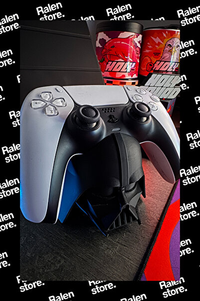 Ralen Star Wars Dart Vader Temalı PS5 Gamepad Dualsense Stand Tekli | 10cm ( ...