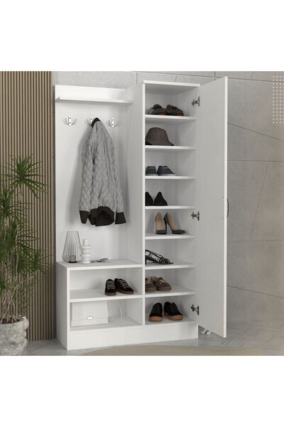 Lavanta Mobilya İmalat İDİL %100 MDF PORTMANTO - AYAKKABILIK - GİYİNME ODASI ...