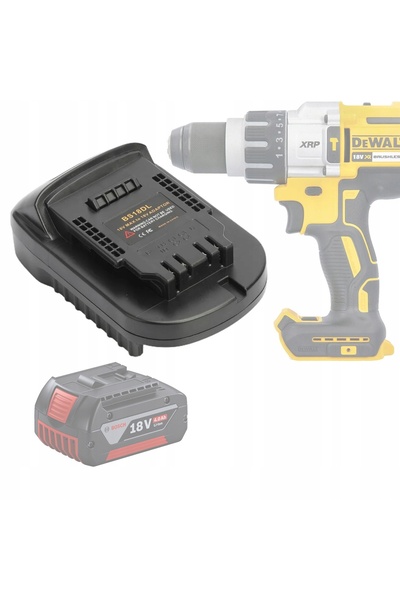 Rosfix Adaptor Baterie Bosch 18V la Dewalt 18V DW18ML | Compatibil cu Dewalt