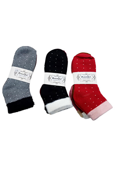 abu rehla 8 pairs of soft and warm winter socks in stylish colors that add a cozy touch to your home look.