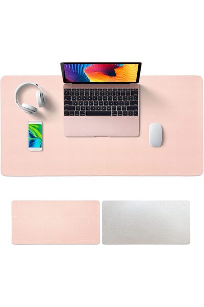 SKY TOUCH SKY-TOUCH Multifunctional Desk Pad 80x40cm, Leather Computer Mouse Pad Office Desk Mat