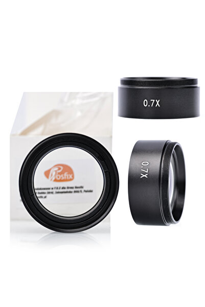 Rosfix Lentilă Microscop Stereoscopic 0.7X | Distanță 120mm, M48x0.75