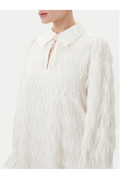 Bruuns Bazaar Γυναικείο Φόρεμα Κοκτέιλ BBW4396 Λευκό