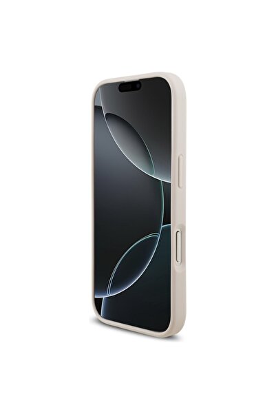Guess Θήκη για iPhone 17, Σκληρή θήκη 4G με μεγάλο λογότυπο, Λεπτή προστασία, Συμβατή, Ροζ