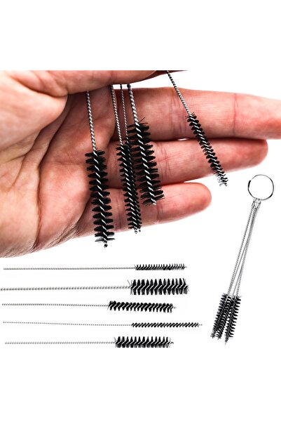 Rosfix Set Perii Curățare Pistol Vopsit 5 Buc | Pentru Duză și Capace