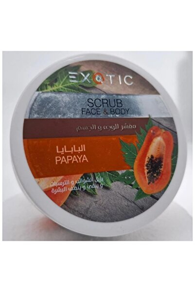 Exotic مقشر للوجه والجسم من ايكزوتيك البابايا 400 مل