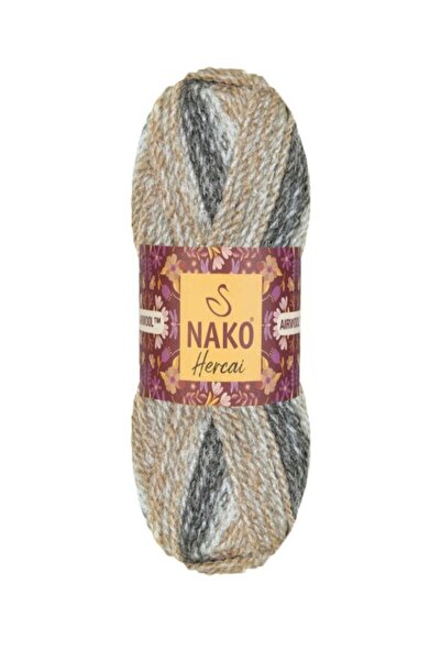 NAKO 5 bucăți de ață de tricotat manual Hercai 7309