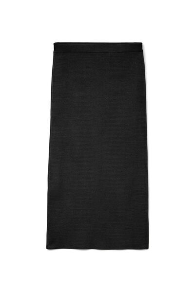 Vero Moda Strickrock VMSABA Mittlere Taille Langer Rock