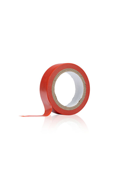 Rosfix Bandă Izolatoare PVC 10M Roșie | 16mm Lățime, Rezistență 80°C