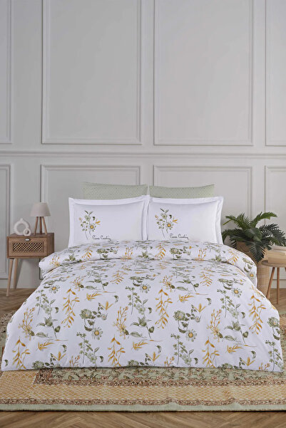 Pierre Cardin Single Cotton Duvet Cover Set - Flora