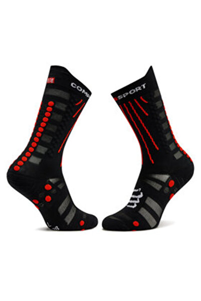 Compressport Unisex ψηλές κάλτσες Unisex XU00054B_906 μαύρες