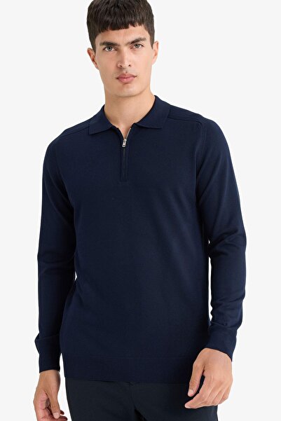 DeFacto Ανδρικό πουλόβερ D0621AX/NV135 NAVY