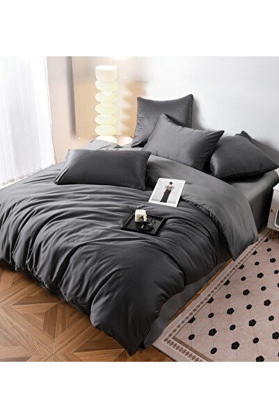 CHIRASO CHIRASO Bedding, Satin with Silk Look, Classic Sheet 230x240cm Duvet Cover 200x230 4 Pillowcases