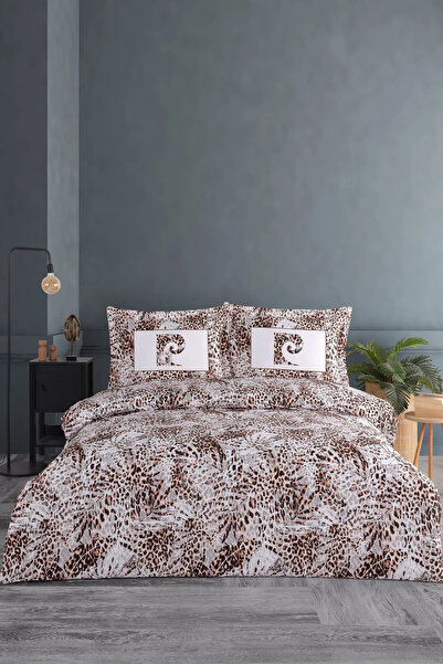 Pierre Cardin Leopard Print Single Cotton Duvet Cover Set