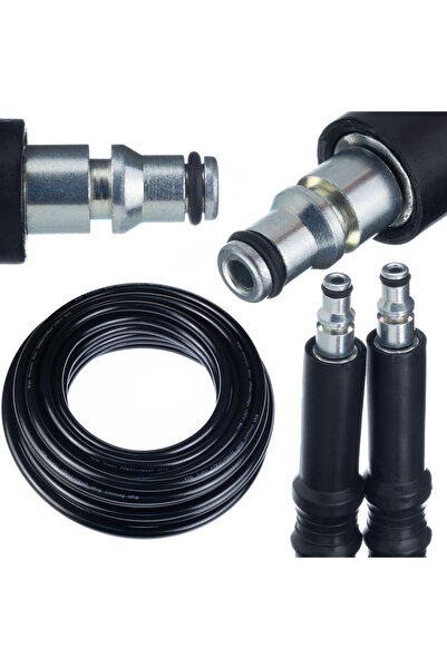 Rosfix Furtun Presiune 10M Click Connect | Compatibil cu aparat AR/Michelin/M...