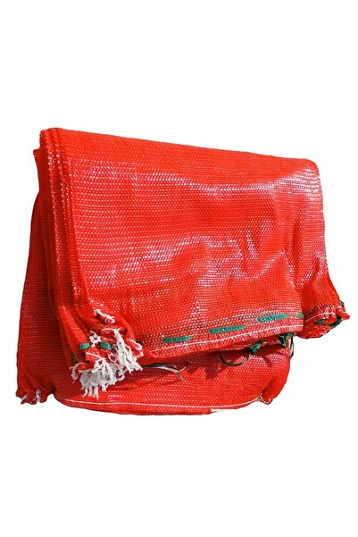 Rosfix Raschel Bags Set 60x90 cm Red | 30–35 Kg | 100 Reusable Pieces