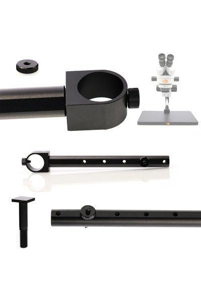 Rosfix 196mm Stereoscopic Microscope Display Stand | Wire Mount, 360° Adjustable