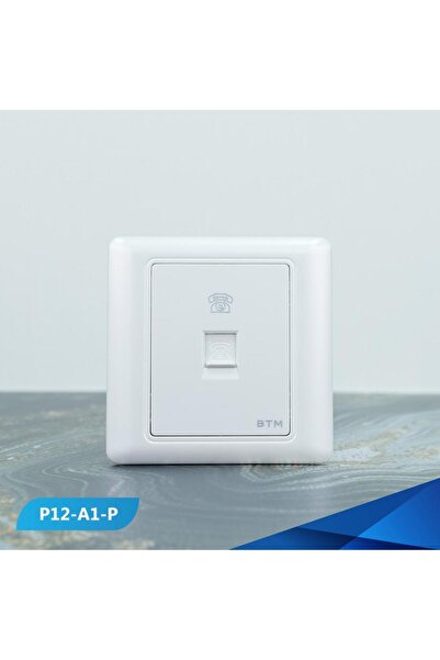 Btm Single telephone cable, twisted plug - 6 pieces