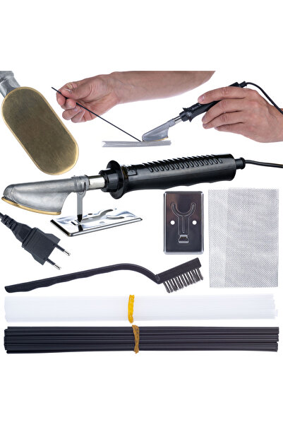 Rosfix Set Pistol Termic pentru Plastic | Cu Plasă și Tije PP 230mm 110cm