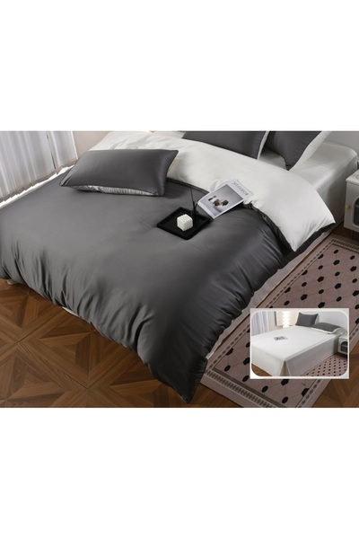 CHIRASO CHIRASO Bedding, Satin with Silk Look, Classic Sheet 230x240cm Duvet Cover 200x230 4 Pillowcases