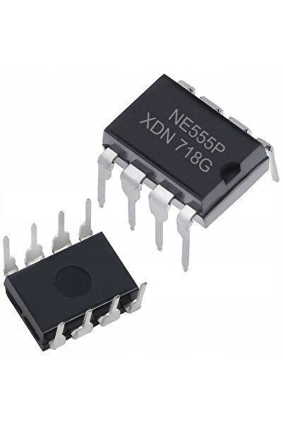 Rosfix Integrated Circuit NE555 Set of 2 | DIP8, 3.5–16V, 500kHz