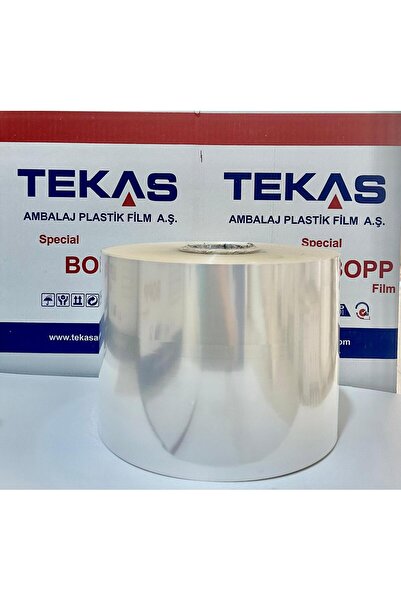 Tekas Ambalaj Bopp Film 35cm 25 mikron 2125 metre rol ekmek ambalajı (rulo jelatin)
