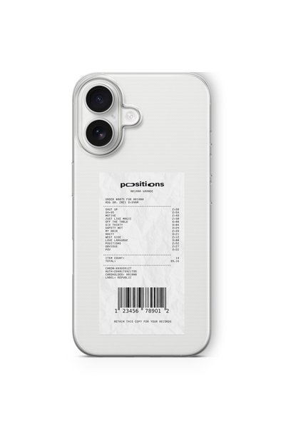 Multitronic iPhone 17 Uyumlu Ariana Grande Positions Albüm Fişi Tasarım Baskı...