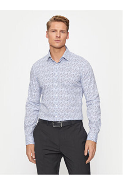 Calvin Klein Ανδρικό Πουκάμισο K10K113175 Μπλε