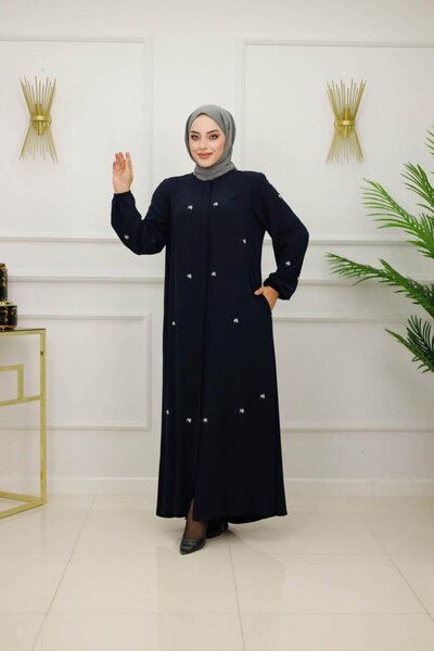 Valens Butik Вишита маргаритками хіджаб-капюшон Ферейван