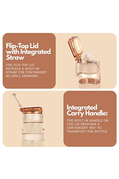 Winsor Pinnacle Quench Hydration Bottle (850ML,Peach)