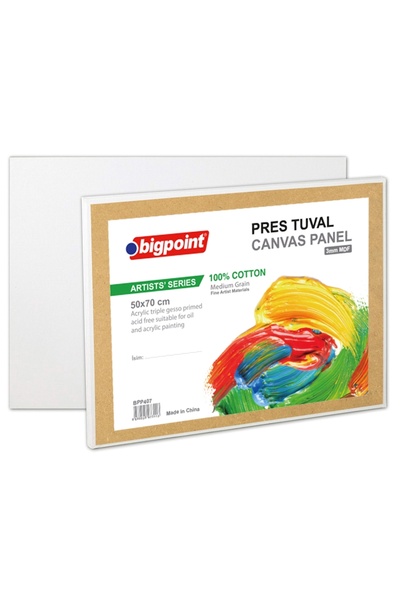 Bigpoint Artists' Pres Tuval MDF 50x70cm 4'lü Paket