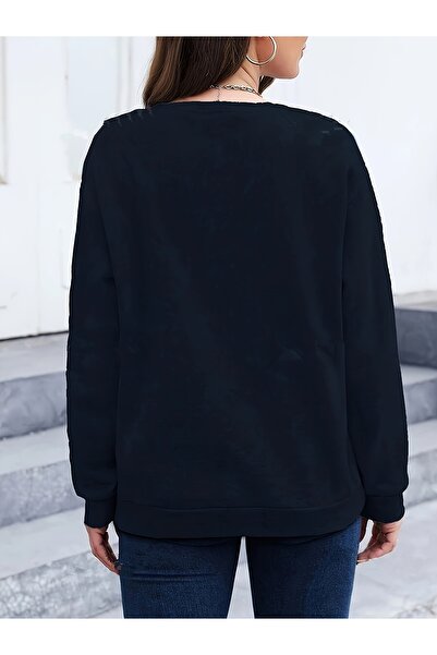 uyguntarz Unisex Εκπαιδεύστε τους να αγαπούν τους Τυπωμένο φούτερ με λαιμόκοψη μεγάλου μεγέθους