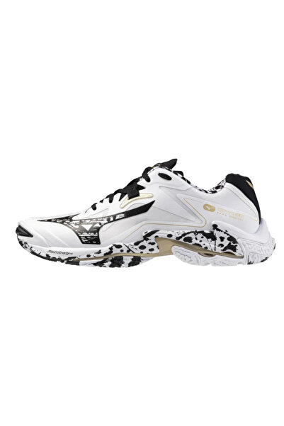 MIZUNO Wave Lightning Z8 Mid Unisex Volleyball Shoes White / Patterned
