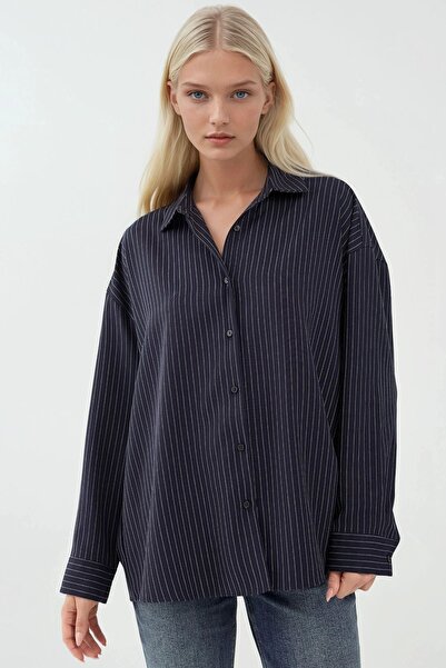 Hiccup Oversize Striped Shirt