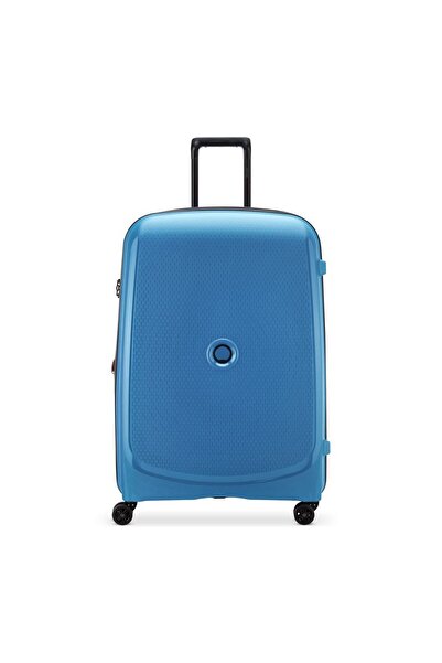 Delsey Belmont Plus Non Expandable 4 Wheels Hard Trolley, 70 cm, Blue