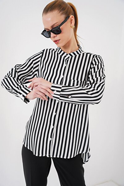 Hiccup Cămașă cu mânecă lungă cu dungi BDART, cu buzunare și nasturi