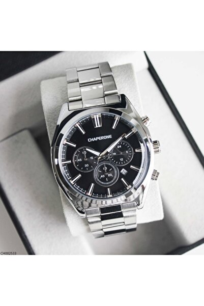 Chaperone CH002533 Çelik Kordonlu Erkek Kol Saati