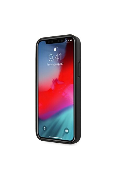 Guess Θήκη για iPhone 12, Σκληρή θήκη 4G με μεγάλο μεταλλικό λογότυπο, Λεπτή προστασία, Συμβατή, Γκρι