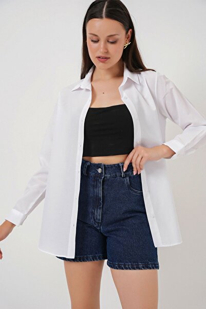 Hiccup Cămașă din poplin matlasat cu închidere cu nasturi BDART